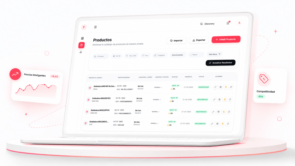 Monitoreo de precios comptencia prueba gratuita